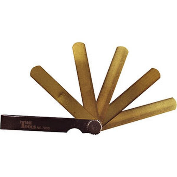 Feeler Gauge 6 Blade, .006"(0.15mm) .016"(0.41mm)